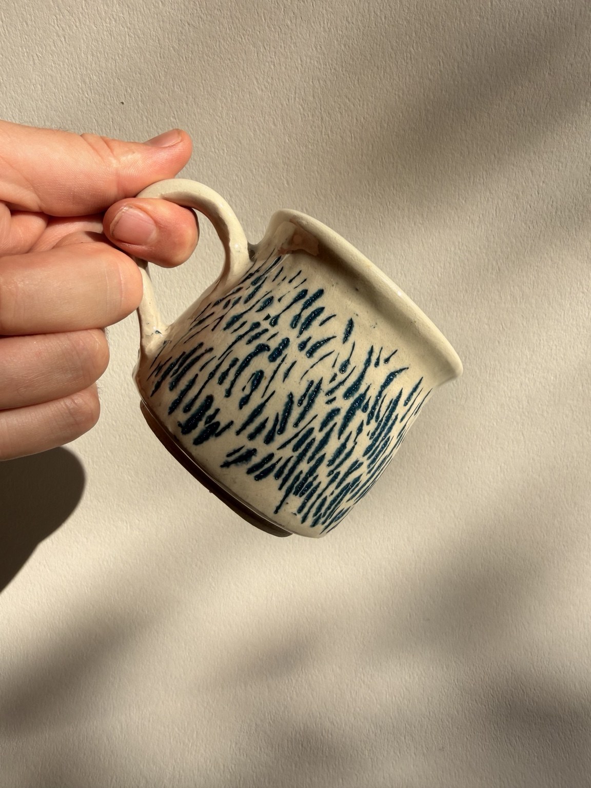 Blue Marked Mugs, view 4