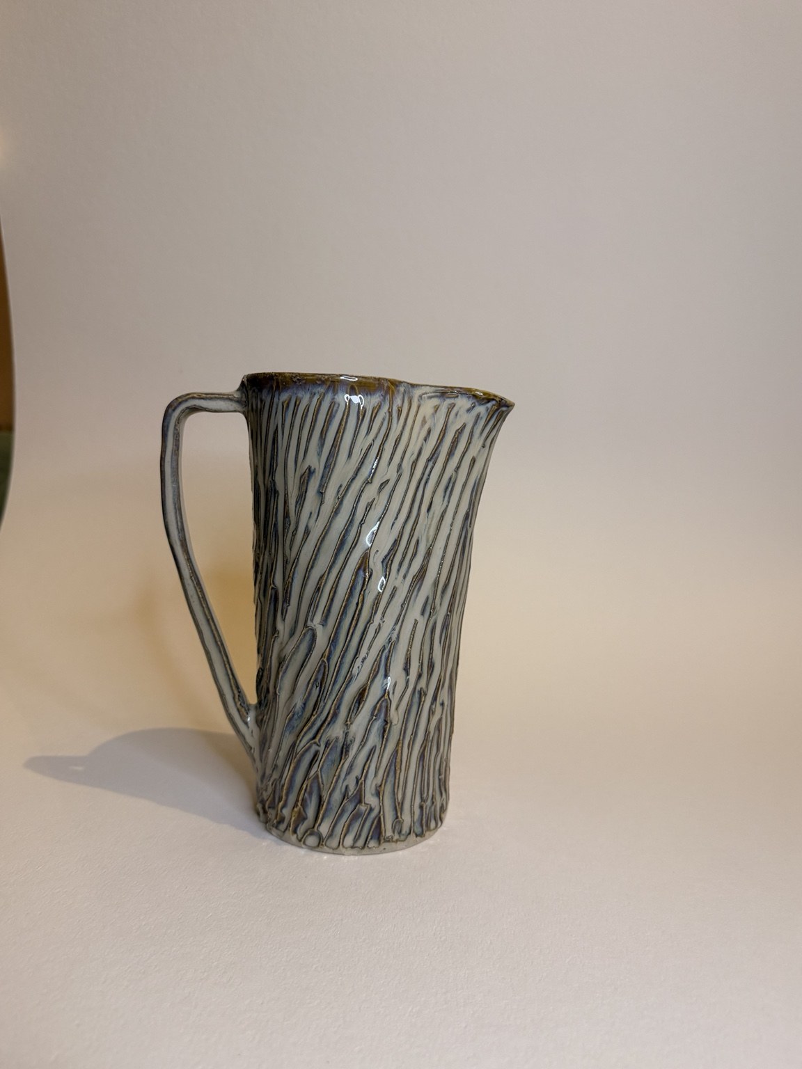 Carved Tall Jug