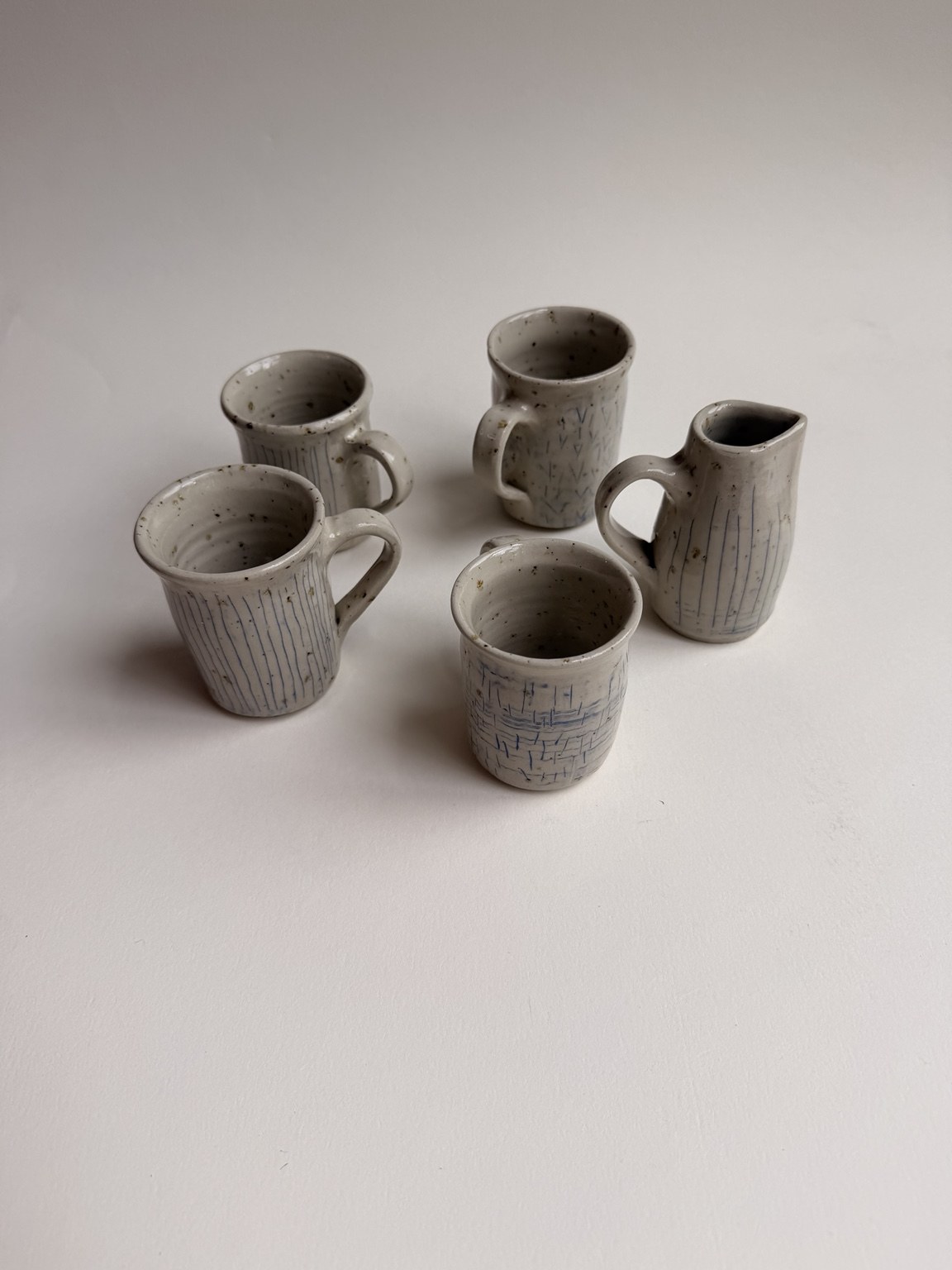 Fine Line Cups and Jug, view 2