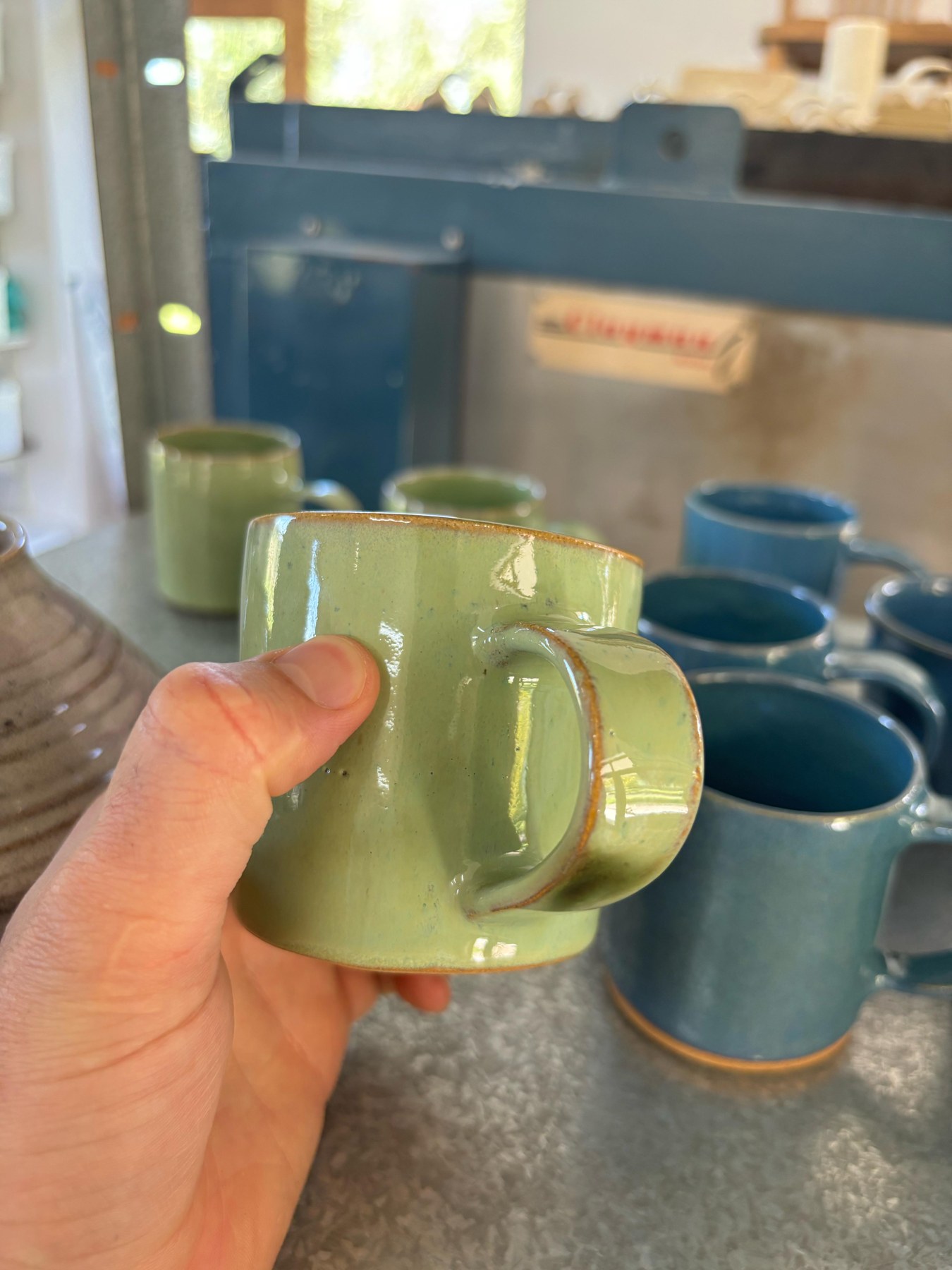 Light Green Mugs, view 2